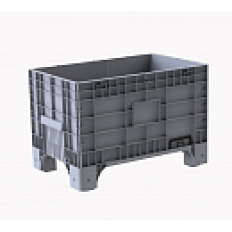 Контейнер пластиковый 1020х640х675 мм серый