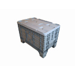 Контейнер пластиковый 1020х640х675 мм серый