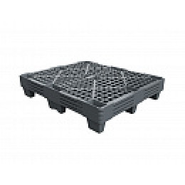 Поддон перфорированный пластиковый 1200х1000х135 на ножках серый