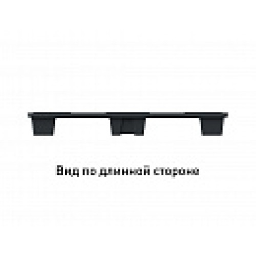 Поддон перфорированный пластиковый 1200х1000х135 на ножках серый