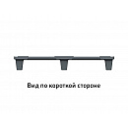 Поддон перфорированный пластиковый 1200х1000х135 на ножках серый