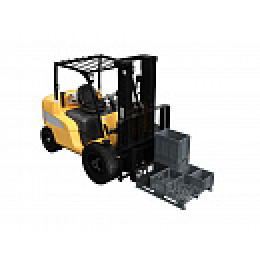 Поддон перфорированный пластиковый 1200х1000x150 на 2-х полозьях серый