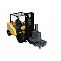 Поддон перфорированный пластиковый 1200х800х140 на ножках серый