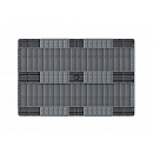 Поддон сплошной 1200x800x150 на 3-х полозьях