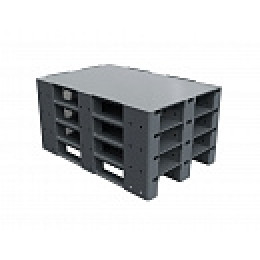 Поддон сплошной 1200x800x150 на 3-х полозьях