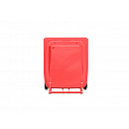 Передвижной мусорный контейнер с крышкой на колесах 240 л зеленый