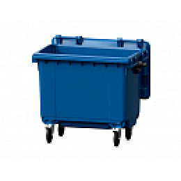 Мусорный контейнер 660 л зеленый