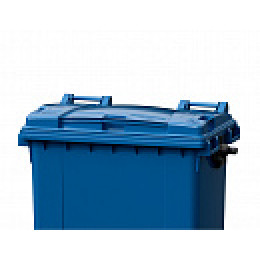 Мусорный контейнер 660 л зеленый