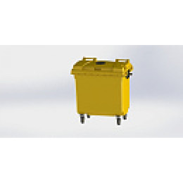 Мусорный контейнер 770 л зеленый