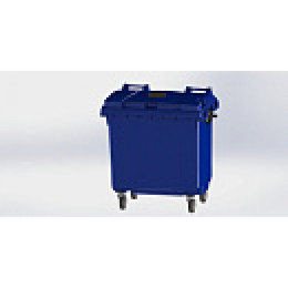 Мусорный контейнер 770 л зеленый