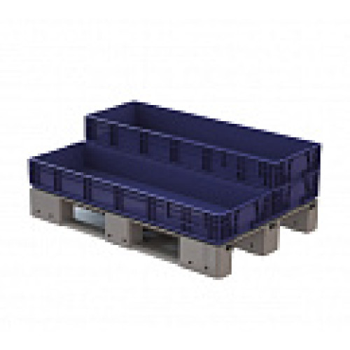 Пластиковый ящик R-KLT 12415 (1200х400х150)