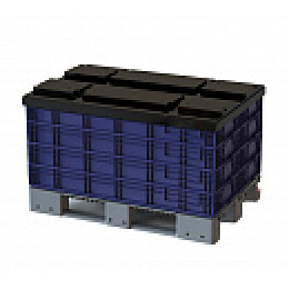 Пластиковый ящик R-KLT 12415 (1200х400х150)