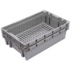 Евролоток 600x400x152 с перфорацией в виде плетеной корзины
