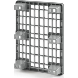 Легкий перфорированный пластиковый поддон на ножках 800х600