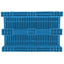 Пластиковый поддон на 3-х полозьях 1200х800х150. Арт. 1208 LP