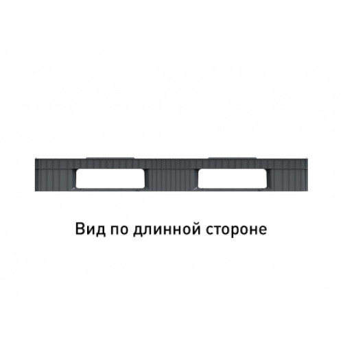 Паллет перфорированный на 3-х полозьях. Арт. 02.120