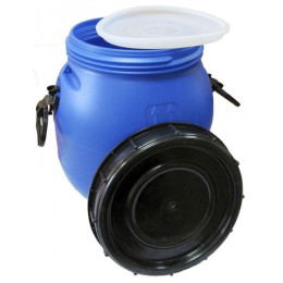 Бочка пластиковая 40 литров 500*380*253 винтовая крышка, вкладыш