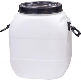 Бочка пластиковая 50 литров 490*380*253 винтовая крышка, вкладыш