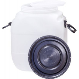 Бочка пластиковая 50 литров 490*380*253 винтовая крышка, вкладыш