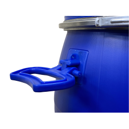 Бочка пластиковая Open Top 20 л, со съёмной крышкой и обручем из оцинкованной стали