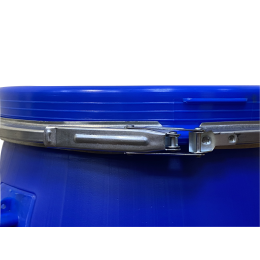 Бочка пластиковая Open Top 30 л, со съёмной крышкой и обручем из оцинкованной стали