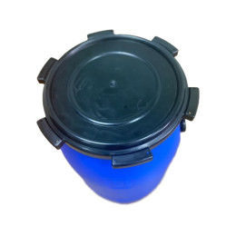 Бочка пластиковая цилиндрическая 40 литров винтовая крышка,вкладыш