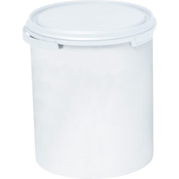 Ведро-цилиндр 3,6л пластиковое с крышкой и ручкой