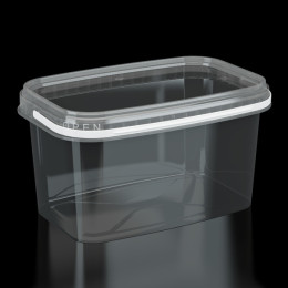 Ведро 3,3 л прямоугольное с контрольным замком