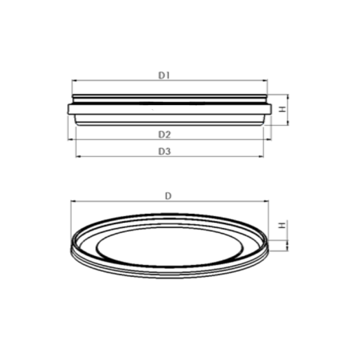 Банка (шайба) 350 мл, без к/з D=140 H=36