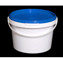 Ведро 500 мл. пластиковое с крышкой и ручкой