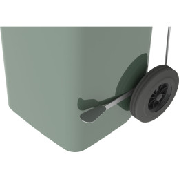 Контейнер для мусора на 120 л, на 2-х колёсах с крышкой и педалью. Арт. MGBT-120-П