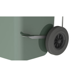 Контейнер для мусора на 240 л, на 2-х колёсах с крышкой и педалью. Арт. MGBT-240-П