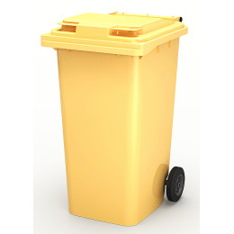 Контейнер для мусора на 240 л, на 2-х колёсах с крышкой. Арт. MGBT-240