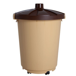 Бак круглый с крышкой 105л