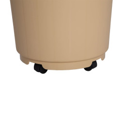 Бак круглый с крышкой клапан 105л