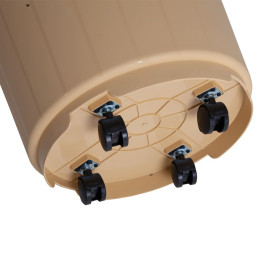 Бак круглый с отверстием в крышке 105л