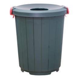 Бак круглый с отверстием в крышке 105л