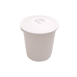 Бак круглый с крышкой 50л