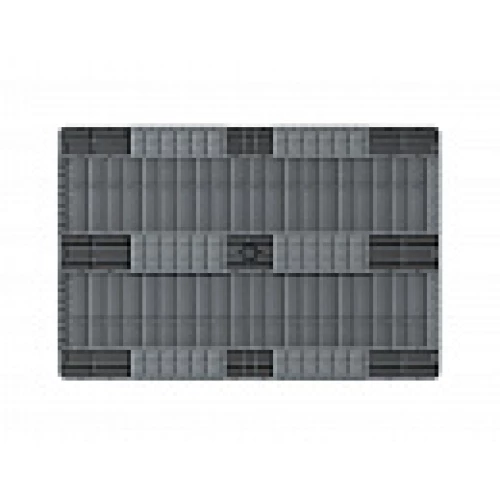 Поддон сплошной 1200x800x150 на 3-х полозьях