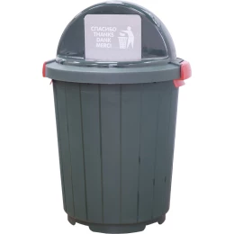 Бак круглый с крышкой клапан 105л